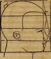 An illustration from Hierinn sind begriffen vier Bucher von menschlicher Proportion durch Albrechten Durer von Nurerberg [sic.] erfunden und beschuben zu nutz allen denen so zu diser kunst lieb tragen (1528)