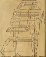 An illustration from Hierinn sind begriffen vier Bucher von menschlicher Proportion durch Albrechten Durer von Nurerberg [sic.] erfunden und beschuben zu nutz allen denen so zu diser kunst lieb tragen (1528)