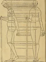 An illustration from Hierinn sind begriffen vier Bucher von menschlicher Proportion durch Albrechten Durer von Nurerberg [sic.] erfunden und beschuben zu nutz allen denen so zu diser kunst lieb tragen (1528)