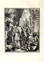 Picture 10 of 22 from Hieroglyphica, oder, Denkbilder der alten Völker : namentlich der Aegyptier, Chaldäer, Phönizier, Jüden, Griechen, Römer, u.s.w. : nebst einem umständlichen Berichte von dem Verfalle und der eingeschlichenen Verderbniss in den Gottesdiensten, durch verschiedene Jahrhunderte und endlich die Glaubensverbesserung, bis auf diese Zeit fortgesetzt, in LXIII Capiteln und so viel Kupfertafeln (1744), leaf 258