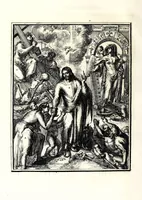 An illustration from Hieroglyphica, oder, Denkbilder der alten Völker : namentlich der Aegyptier, Chaldäer, Phönizier, Jüden, Griechen, Römer, u.s.w. : nebst einem umständlichen Berichte von dem Verfalle und der eingeschlichenen Verderbniss in den Gottesdiensten, durch verschiedene Jahrhunderte und endlich die Glaubensverbesserung, bis auf diese Zeit fortgesetzt, in LXIII Capiteln und so viel Kupfertafeln (1744)