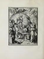 An illustration from Hieroglyphica of Merkbeelden der oude volkeren : namentlyk Egyptenaren, Chaldeeuwen, Feniciers, Joden, Grieken, Romeynen, enz. : nevens een omstandig bericht van het verval en voortkruypende verbastering der godsdiensten door verscheyde eeuwen : en eyndelyk de hervorming, tot op deze tyden toe vervolgt : in LXIII. hoofdstukken, en zoo veele kopere print-blaaden (1735)