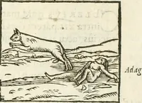 An illustration from Hieroglyphica, seu De sacris Aegyptiorum aliarumque gentium literis commentarii (1594)