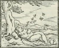 An illustration from Hieroglyphica, siue, De sacris Aegyptiorum literis commentarii, Ioannis Pierii Valeriani Bolzanii Bellunensis (1556)