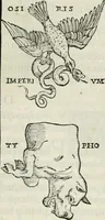 An illustration from Hieroglyphica, siue, De sacris Aegyptiorum literis commentarii, Ioannis Pierii Valeriani Bolzanii Bellunensis (1556)