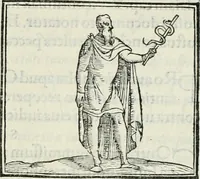 An illustration from Hieroglyphica, siue, De sacris Aegyptiorum literis commentarii, Ioannis Pierii Valeriani Bolzanii Bellunensis (1556)