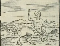 An illustration from Hieroglyphica, siue, De sacris Aegyptiorum literis commentarii, Ioannis Pierii Valeriani Bolzanii Bellunensis (1556)