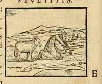 An illustration from Hieroglyphica, sive, De sacris Aegyptiorvm aliarvmqve gentivm literis commentarij (1575)
