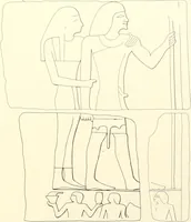 An illustration from Hieroglyphic texts from Egyptian stelae, etc (1911)