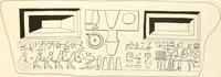 An illustration from Hieroglyphic texts from Egyptian stelae, etc (1911)