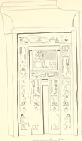 An illustration from Hieroglyphic texts from Egyptian stelae, etc (1911)