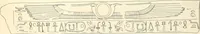 An illustration from Hieroglyphic texts from Egyptian stelae, etc (1911)