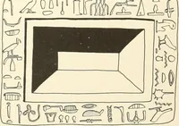 An illustration from Hieroglyphic texts from Egyptian stelae, etc (1911)