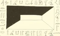 An illustration from Hieroglyphic texts from Egyptian stelae, etc (1911)