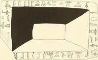 An illustration from Hieroglyphic texts from Egyptian stelae, etc (1911)