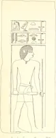 An illustration from Hieroglyphic texts from Egyptian stelae, etc (1911)