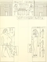 An illustration from Hieroglyphic texts from Egyptian stelae, etc (1911)