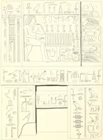 An illustration from Hieroglyphic texts from Egyptian stelae, etc (1911)