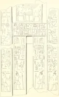 An illustration from Hieroglyphic texts from Egyptian stelae, etc (1911)