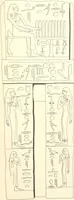 An illustration from Hieroglyphic texts from Egyptian stelae, etc (1911)