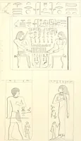An illustration from Hieroglyphic texts from Egyptian stelae, etc (1911)