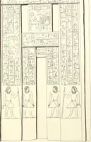 An illustration from Hieroglyphic texts from Egyptian stelae, etc (1911)