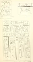 An illustration from Hieroglyphic texts from Egyptian stelae, etc (1911)