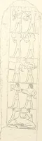 An illustration from Hieroglyphic texts from Egyptian stelae, etc (1911)