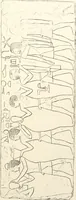 An illustration from Hieroglyphic texts from Egyptian stelae, etc (1911)