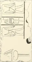 An illustration from Hieroglyphic texts from Egyptian stelae, etc (1911)