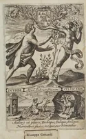 An illustration from Hieronymi Genuini Metamorphoses nominum, siue, Metatheses litterarum siue anagrammata : in quinque libros diuisa .. (1640)