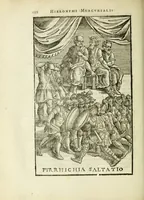 Picture 12 of 27 from Hieronymi Mercurialis Foroliviensis De arte gymnastica libri sex : in quibus exercitationum omnium vetustarum genera, loca, modi, facultates, & quidquid denique ad corporis humani exercitationes pertinet diligenter explicatur (1672), leaf 160