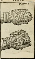 Picture 18 of 29 from Hieronymi Mercvrialis De arte gymnastica libri sex : in quibus exercitationum omnium vetustarum genera, loca, modi, facultates, & quidquid deniq. ad corporis humani exercitationes pertinet, diligenter explicatur .. (1573), leaf 133