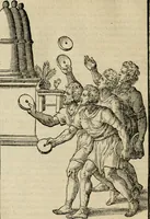 Picture 20 of 29 from Hieronymi Mercvrialis De arte gymnastica libri sex : in quibus exercitationum omnium vetustarum genera, loca, modi, facultates, & quidquid deniq. ad corporis humani exercitationes pertinet, diligenter explicatur .. (1573), leaf 141
