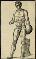 An illustration from Hieronymi Mercvrialis De arte gymnastica libri sex : in quibus exercitationum omnium vetustarum genera, loca, modi, facultates, & quidquid deniq. ad corporis humani exercitationes pertinet, diligenter explicatur .. (1573)