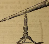 An illustration from A high-school astronomy: in which the descriptive, physical, and practical are combined .. (1859)