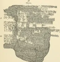 An illustration from Hilprecht anniversary volume. Studies in Assyriology and archaeology dedicated to Hermann V. Hilprecht upon the twenty-fifth anniversary of his doctorate and his fiftieth birthday (July 28) (1909)