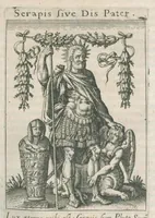 An illustration from Tractatus posthumus Jani Jacobi Boissardi Vesvuntini de divinatione et magicis præstigiis: quarum veritas ac vanitas solidè exponitur per descriptionem deorum fatidicorum qui olim responsa dederunt; eorundemque prophetarum, sacerdotum, Phoebadum, Sibyllarum et divinorum qui priscis temporibus celebres oraculis exstiterunt / Adjunctis simul omnium effigiebus, ab ipso autore ... delineatis ; jam ... æri incisis per Joh. Theodor. de Bry (1611)