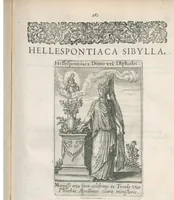 An illustration from Tractatus posthumus Jani Jacobi Boissardi Vesvuntini de divinatione et magicis præstigiis: quarum veritas ac vanitas solidè exponitur per descriptionem deorum fatidicorum qui olim responsa dederunt; eorundemque prophetarum, sacerdotum, Phoebadum, Sibyllarum et divinorum qui priscis temporibus celebres oraculis exstiterunt / Adjunctis simul omnium effigiebus, ab ipso autore ... delineatis ; jam ... æri incisis per Joh. Theodor. de Bry (1611)