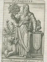 An illustration from Tractatus posthumus Jani Jacobi Boissardi Vesvuntini de divinatione et magicis præstigiis: quarum veritas ac vanitas solidè exponitur per descriptionem deorum fatidicorum qui olim responsa dederunt; eorundemque prophetarum, sacerdotum, Phoebadum, Sibyllarum et divinorum qui priscis temporibus celebres oraculis exstiterunt / Adjunctis simul omnium effigiebus, ab ipso autore ... delineatis ; jam ... æri incisis per Joh. Theodor. de Bry (1611)