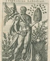 An illustration from Tractatus posthumus Jani Jacobi Boissardi Vesvuntini de divinatione et magicis præstigiis: quarum veritas ac vanitas solidè exponitur per descriptionem deorum fatidicorum qui olim responsa dederunt; eorundemque prophetarum, sacerdotum, Phoebadum, Sibyllarum et divinorum qui priscis temporibus celebres oraculis exstiterunt / Adjunctis simul omnium effigiebus, ab ipso autore ... delineatis ; jam ... æri incisis per Joh. Theodor. de Bry (1611)