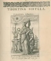 An illustration from Tractatus posthumus Jani Jacobi Boissardi Vesvuntini de divinatione et magicis præstigiis: quarum veritas ac vanitas solidè exponitur per descriptionem deorum fatidicorum qui olim responsa dederunt; eorundemque prophetarum, sacerdotum, Phoebadum, Sibyllarum et divinorum qui priscis temporibus celebres oraculis exstiterunt / Adjunctis simul omnium effigiebus, ab ipso autore ... delineatis ; jam ... æri incisis per Joh. Theodor. de Bry (1611)