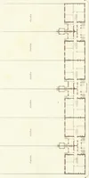 An illustration from Hints for dwellings : consisting of original designs for cottages, farm-houses, villas &c. plain and ornamental, with plans to each : in which strict attention is paid to unite convenience and elegance with economy : including some designs for town houses (1801)