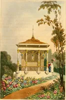 An illustration from Hints on ornamental gardening : consisting of a series of designs for garden buildings, useful and decorative gates, fences, railroads, &c., accompanied by observations on the principles and theory of rural improvement, interspersed with occasional remarks on rural architecture. (1823)