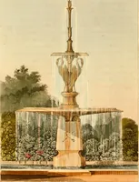 An illustration from Hints on ornamental gardening : consisting of a series of designs for garden buildings, useful and decorative gates, fences, railroads, &c., accompanied by observations on the principles and theory of rural improvement, interspersed with occasional remarks on rural architecture. (1823)