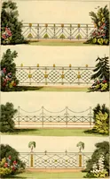 Picture 36 of 37 from Hints on ornamental gardening : consisting of a series of designs for garden buildings, useful and decorative gates, fences, railroads, &c., accompanied by observations on the principles and theory of rural improvement, interspersed with occasional remarks on rural architecture. (1823), leaf 166
