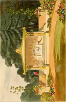 An illustration from Hints on ornamental gardening : consisting of a series of designs for garden buildings, useful and decorative gates, fences, railroads, &c., accompanied by observations on the principles and theory of rural improvement, interspersed with occasional remarks on rural architecture. (1823)
