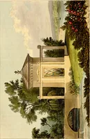 An illustration from Hints on ornamental gardening : consisting of a series of designs for garden buildings, useful and decorative gates, fences, railroads, &c., accompanied by observations on the principles and theory of rural improvement, interspersed with occasional remarks on rural architecture. (1823)