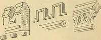An illustration from Hints to young architects, comprising advice to those who, while yet at school, are destined to the profession, to such as, having passed their pupilage, are about to travel and to those who, having completed their education, are about to practise, together with a model specification involving a great variety of instructive and suggestive matter (1887)