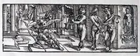 Picture 20 of 21 from Hippopronia : grundtlicher vnnd eigentlicher Bericht inn zwey Bücher verfasset : erstlichen, von Art vnd Eygenschafft der Pferde, wie die auff allerhand vnd vilfaltige Manieren vnd Weisen zu zeumen vnnd abzurichten : mit darzu gehöriger Mundstucken vnd Stangen, vff vnd Abrisse vnd andern künstlichen Figurẽ vorgebildt : so dann fürs ander von derselben Zufäll vnnd Kranckheiten, auch bewehrter Mittel, Curation vnd heilsamen Artzneyen gegründte Beschreibung : alles durch langwirige Erfahrung ... zusam̃en gebracht, vnd ... vor Jaren in Truck verfertigt (1599), leaf 140